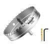Mollom (6''|152mm) Heavy Duty Carbide Hole Saw with 2 Pilot
