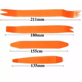 SHENKENUO 4× Car Door Trim Panel Clip Dash Centre Console Radio Removal Pry Tools Nylon