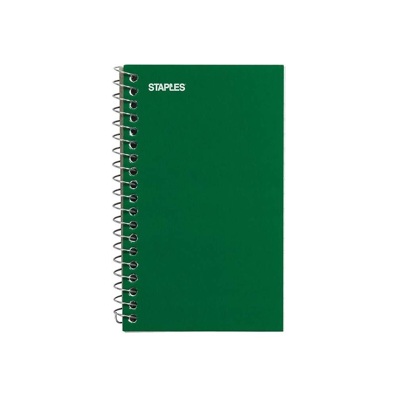 STAPLES Memo Books, 3 x 5-Inches, Side Bound