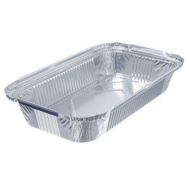 100 Bowls Aluminium Square 0.8 L 218 x 155 x 38 mm