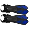 1 Pair Adjustable Swimming Fins TPR Open Heel Long Diving