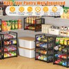 X-cosrack 2 Packs Stackable Can Rack Organizer for Pantry, 2-Tier