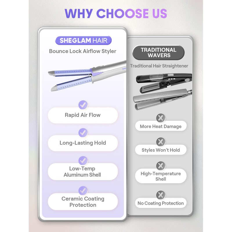 SHEGLAM Cold Air Curlers