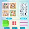 4 Packs Cute Animals Diamond Art Kits for Kids, DIY