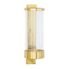 Deco 79 Aluminum Metal Single Candle Wall Sconce, 5" x