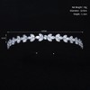 Teyglen Fashion Zircon Rhinestone Headband Thin Crystal Rhinestone Hair Hoop
