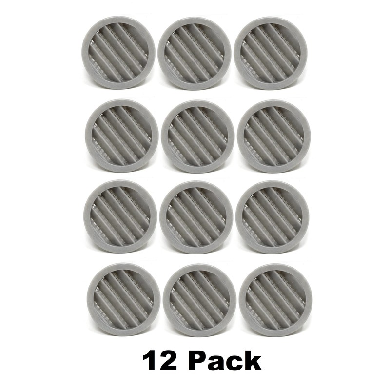 3" Round Plastic Louver Soffit Air Vent Reptile Screen Grille