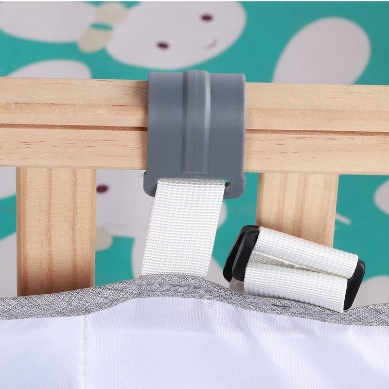 MultiFunctional Baby Bed Hanging Storage Bag Baby Crib Bedside Diaper