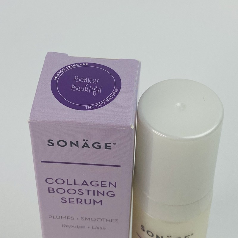 Sonage Collagen Boosting Serum Plumps & Smoothes ~ Vegan 1