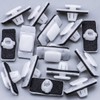 Rexka 15pcs Lower Door Garnish Clip for Honda Acura 75315-TP6-A01