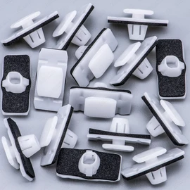 Rexka 15pcs Lower Door Garnish Clip for Honda Acura 75315-TP6-A01 Crosstour Pilot Ridgeline RDX 75315TP6A01