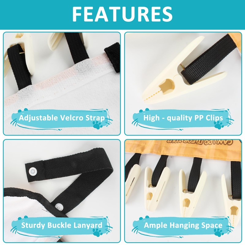 TamBee Travel Hanger Clips, Cruise Ship Essentials Portable Folding Clothes
