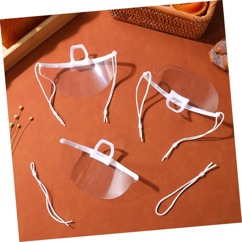 Ciieeo 20pcs Anti-Fog Mask for Chef Nose Mouth Cover Food