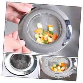 Tofficu Non Magnetic Stainless Steel Mesh Sink Strainer with Micro Perforations Small Round Basket Filter for Kitchen and Bathroom Drains Rust Resistant Drain Strainer