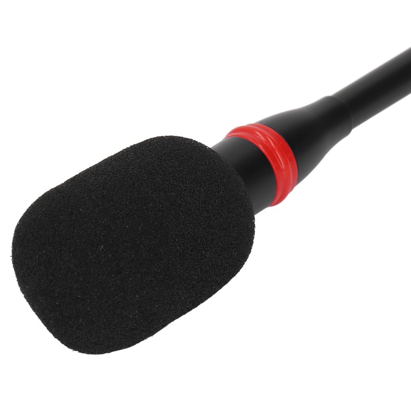 Gooseneck Microphone 17.7in Flexible Noise Reduction Gooseneck Plug in Microphone