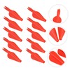 Outanaya Integrated Tails 20 Pcs Practice Arrow Tail Plastic Material