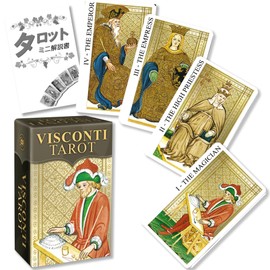 Visconti Tarot Mini Visconti Tarot Mini [Oldest Tarot] [Tarot Divination Manual Included] [Lo Scarabeo Genuine]