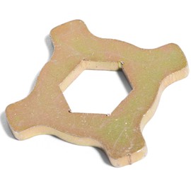 STUDIAMONDS Replacement Cleat Wrench for Football Boots with Hex Shape and 3 Galvanised Steel Tips Golden