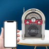 Bluetooth Speaker AM FM SW Band Receiver Retro Style Wireless