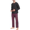 MoFiz Men's Pajama Sets Long Sleeve Couples Matching Pajamas Christmas
