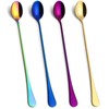Lovingly Yours 9.5-Inch Long Handle Ice Tea Spoons, Ice Cream