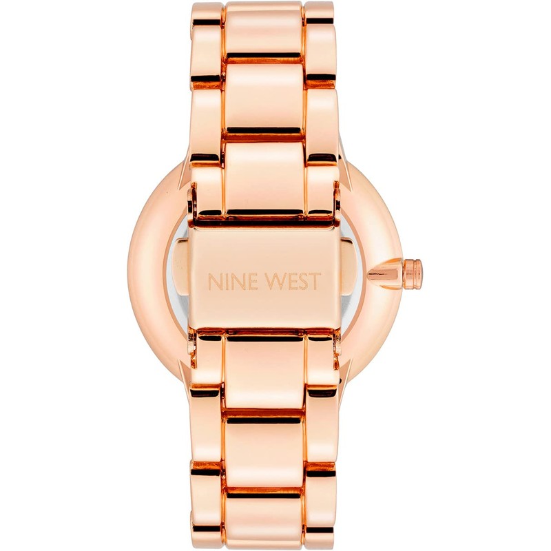 Nine West Women's Crystal Accented Bracelet Watch, NW/2098