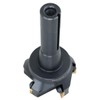 Accusize Industrial Tools 3'' Carbide Indexable End Mill, R8 Shank,