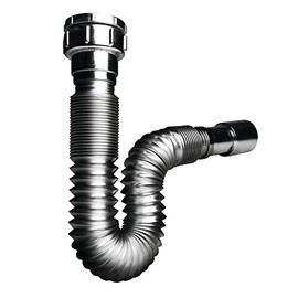 Wirquin 30722044 - Sifone per lavello allungabile diametro: 40-50 mm, cromato