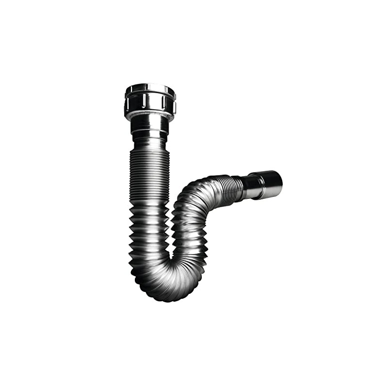 Wirquin 30722044 - Sifone per lavello allungabile diametro: 40-50 mm,