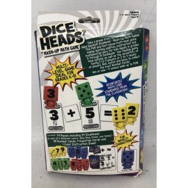 Mind Sparks DiceHeads Mash-Up Educational Math Dice Game for Kids Ages 5+
