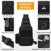 Explokit Tactical Sling Bag Small Shoulder Backpack Molle Chest Pack