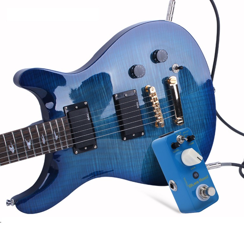 Blues Style Overdrive Guitar Effect Pedal 2 Modes(Bright/Fat) True Bypass