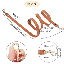 DFsucces Shoulder Strap, 3 Pieces, PU Leather, Handle, Shoulder Strap, Crossbody Strap, Adjustable, Bag Repair, Replacement, Handmade, (3 colors)