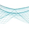 Fish Netting (turquoise) Party Accessory (1 count) (1/Pkg)