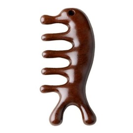 우드 마사지 빗 C타입 두피 얼굴 괄사 스틱 DD-12666-WE88A7B Wood Massage Comb C-Type Scalp Face Gua Sha Stick DD-12666-WE88A7B
