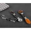 Magnetic Measuring Spoons Set of 6 Stainless Steel Dual Sided