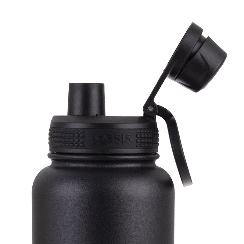 OASIS STAINLESS STEEL CHALLENGER SPORTS BOTTLE WITH SCREW CAP 1.1L