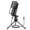 FIFINE Podcast Recording Microphone, PC USB Condenser Microphone for Streaming