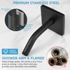 Lounsweer 3.5 Inch Shower Arm and Flange Wall Mount Replacement