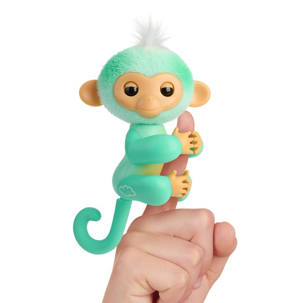 Fingerlings 2023 NEW Interactive Baby Monkey Reacts to Touch –