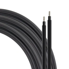 SeKi Solar Cable 4 mm² 10 m H1Z2Z2-K Black PV Cable for Solar Panels up to 1500 V Flexible Double Insulation Pure Copper Cable Ring