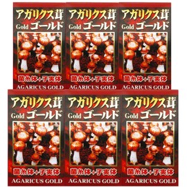 ユウキ製薬 アガリクス茸ゴールド粒 6個セット 約180日分 300粒 サプリ βグルカン