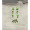 DH Zombie Green Stainless Steel Screws for Spyderco Manix 2