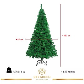 Kingshouse Arbol De Navidad Pino Artificial 1.80m