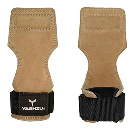 YAGHZU Weight Lifting Grips with Wrist Straps - Non Slip Lifting Straps for Weightlifting, Deadlifting, Powerlifting and Pull Ups, Padded Weight Lifting Gloves with Deadlift Straps for Women and Men