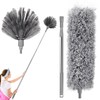 Cobweb Duster with Extension Pole, Spider Web Brush and Washable