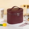 UUYUUY Makeup Bag Vanity Case Cosmetic Bag with Removable Divider