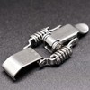 2/4 PCS Cabinet Lock Box Hasp Case ，Integrated Stainless Steel