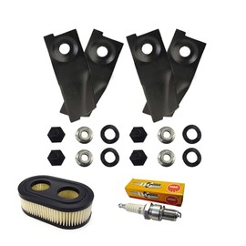 ABOVE LAND LB Lawnmower Service Kit Compartible for Masport 550 EX ReadyStart 486 3'n1 with Blades 783529 783310 Air Filter Compartible for Briggs & Stratton 4247 5432 5432K 593260 798452