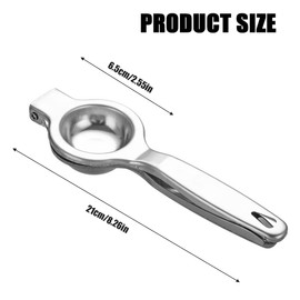 FKWKUW Citrus Juicer Manual Juicer, Stainless Steel Hand Press Juicer Lemon Juicer for Lemons, Limes, Grapfruit, Anti-Etchant, Dishwasher Safe